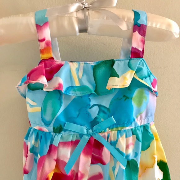 NWOT Watercolor unlined toddler dress - Picture 2 of 4